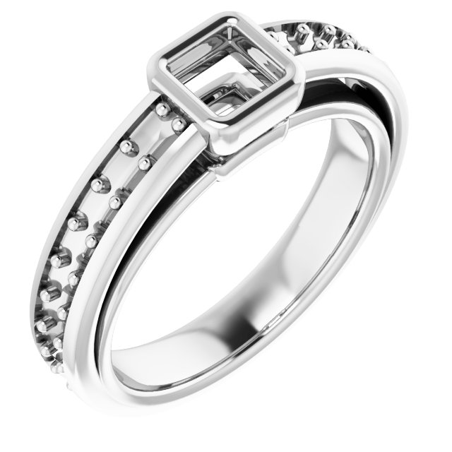 Bezel-Set Solitaire Engagement Ring