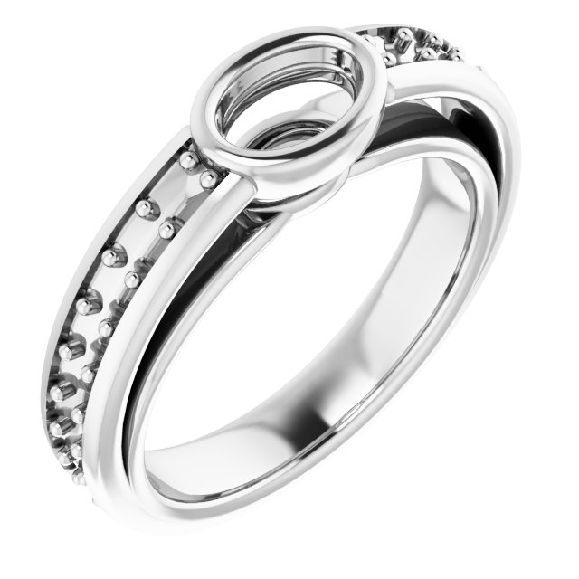 Bezel-Set Solitaire Engagement Ring