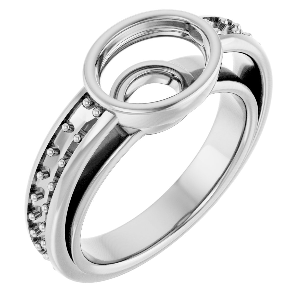 Bezel-Set Solitaire Engagement Ring