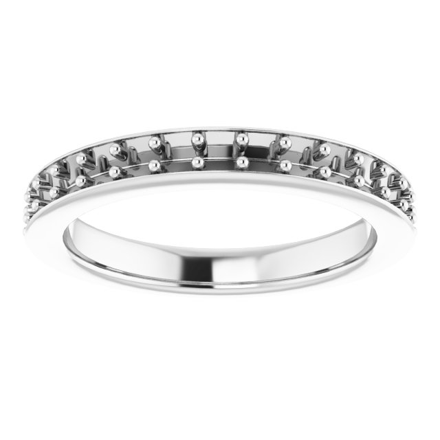 Band Mounting for 5 mm Asscher Ring view 3