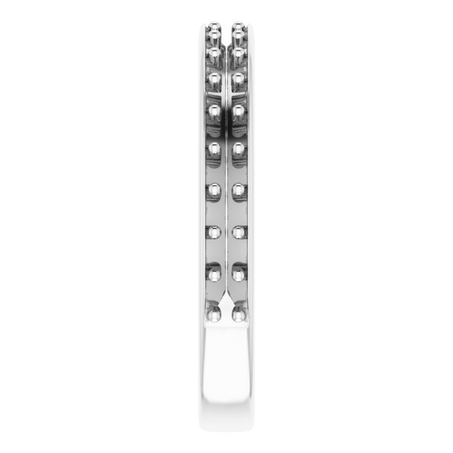 Band Mounting for 5 mm Asscher Ring view 4
