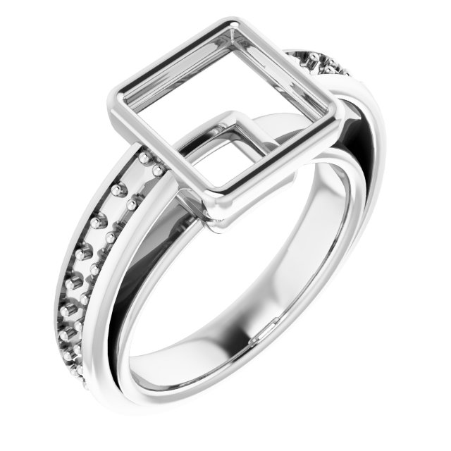 Bezel-Set Solitaire Engagement Ring