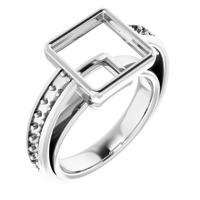 Bezel-Set Solitaire Engagement Ring