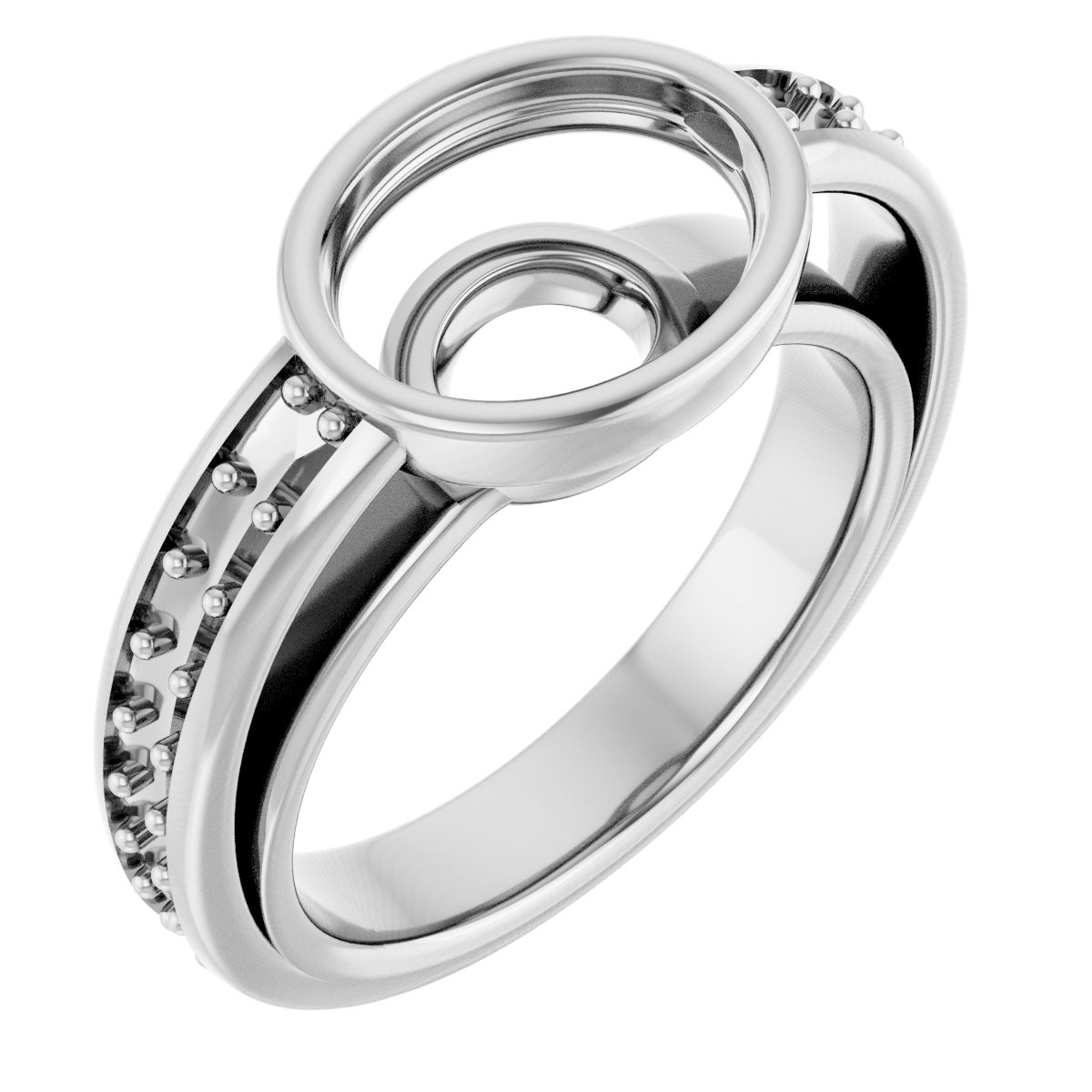 Bezel-Set Solitaire Engagement Ring