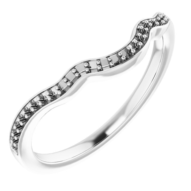 Band Mounting for 5 mm Asscher Ring
