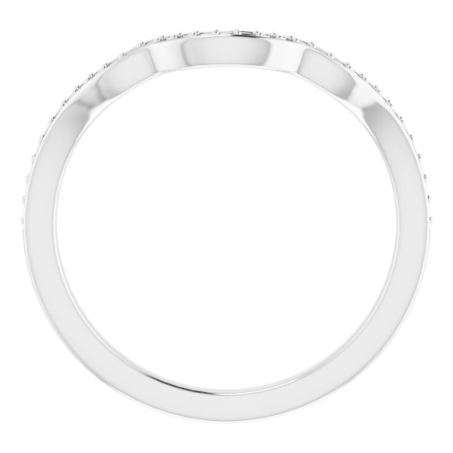 Band Mounting for 5 mm Asscher Ring view 2