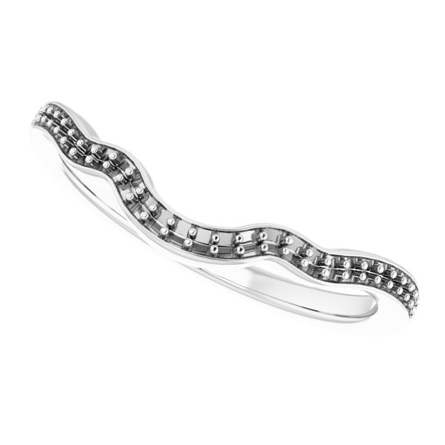 Band Mounting for 5 mm Asscher Ring view 5