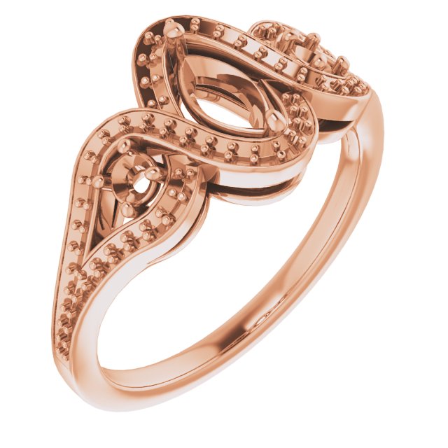 Three-Stone Halo-Style Engagement Ring