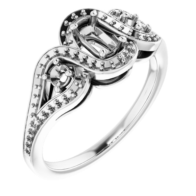 14k White Gold