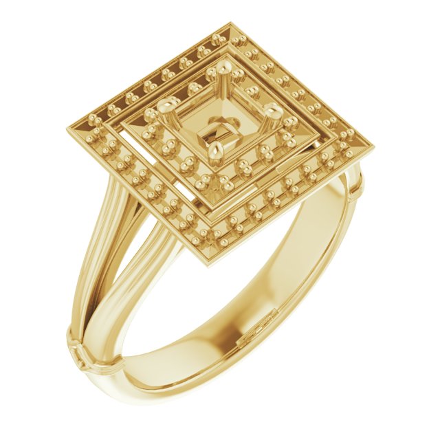 14k Yellow Gold