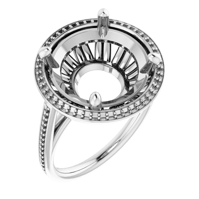 Halo-Style Ring