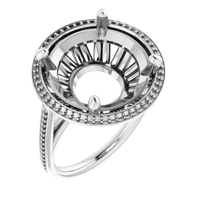 Halo-Style Ring
