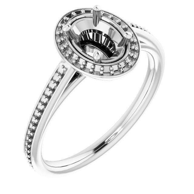 Halo-Style Ring