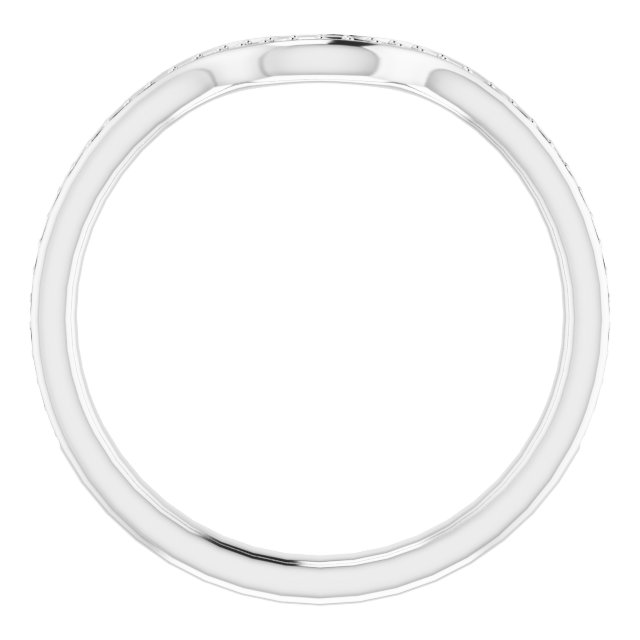 Band Mounting for 7 mm Square Ring view 2