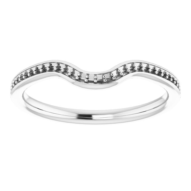 Band Mounting for 7 mm Square Ring view 3