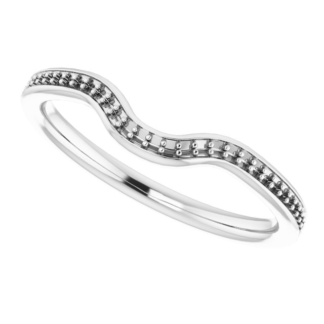 Band Mounting for 7 mm Square Ring view 5