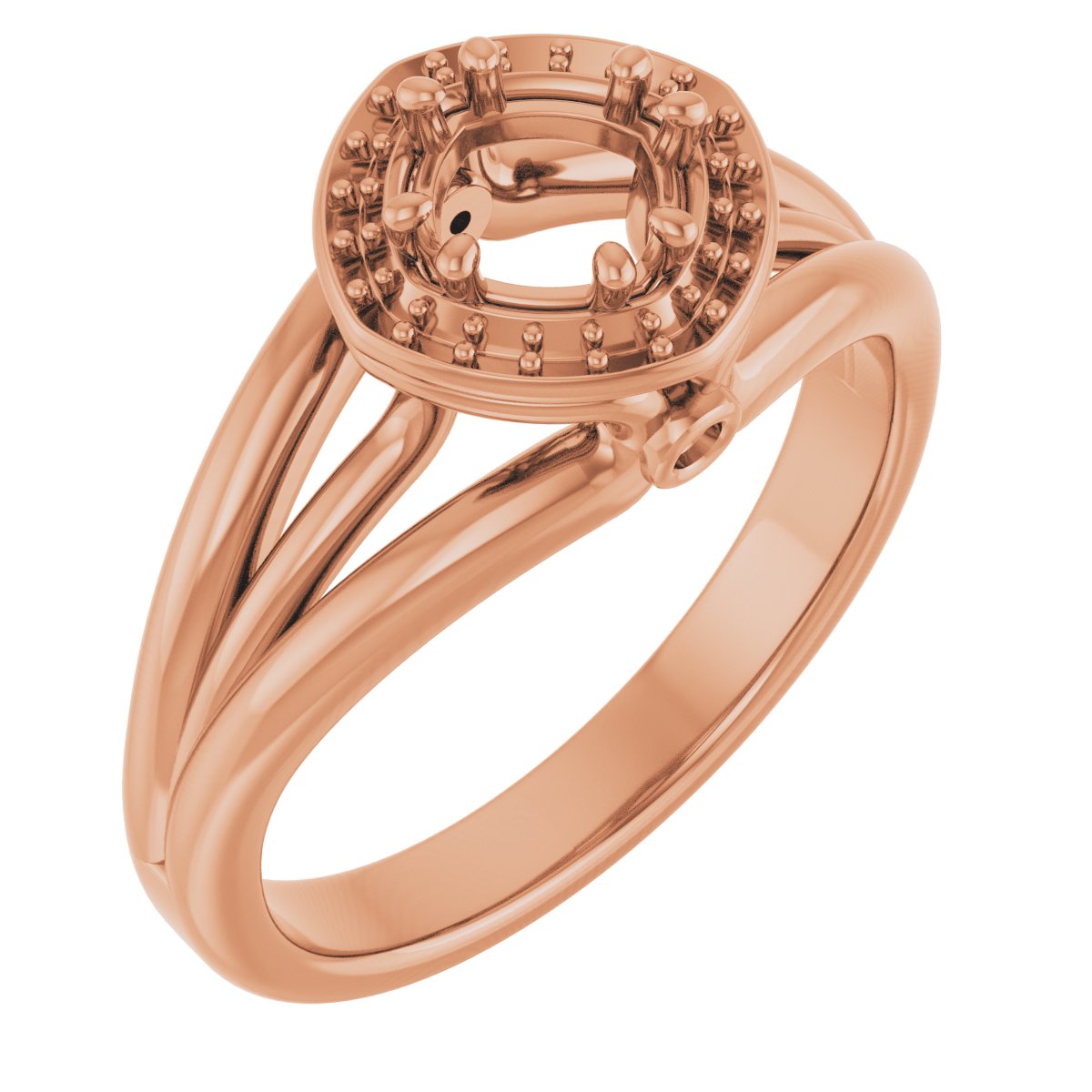 Sculptural Halo-Style Ring