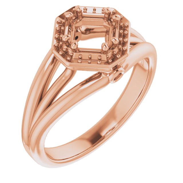 Sculptural Halo-Style Ring