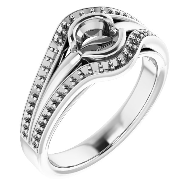 Bezel-Set Accented Ring