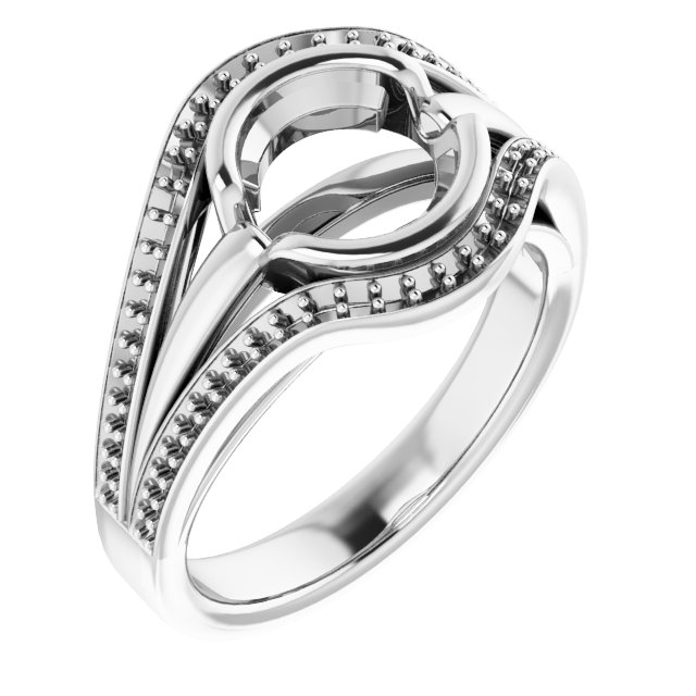 Bezel-Set Accented Ring