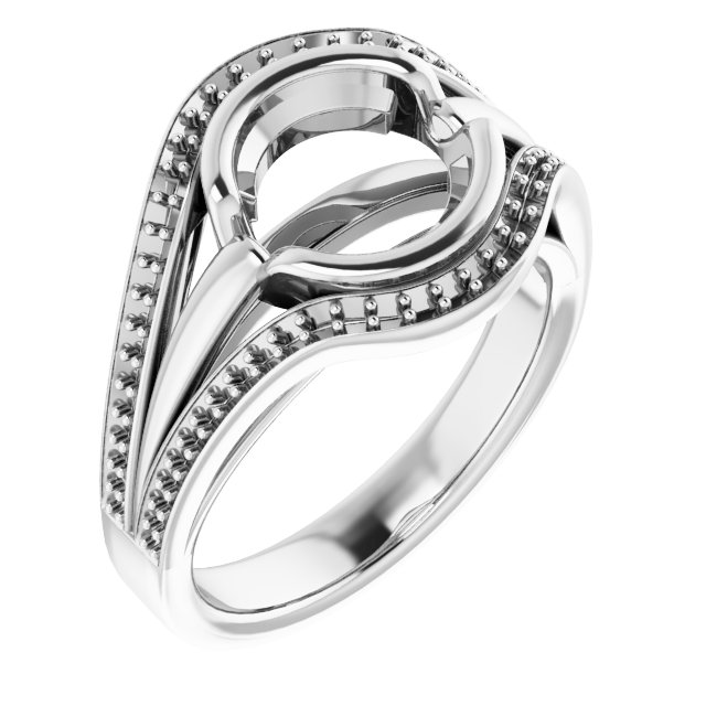 Bezel-Set Accented Ring