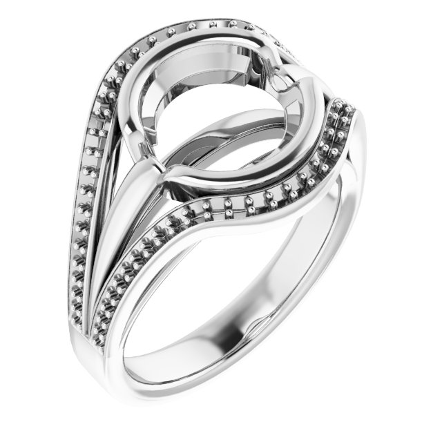 Bezel-Set Accented Ring