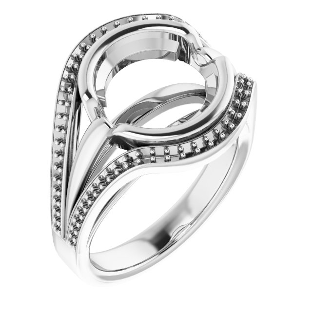 Bezel-Set Accented Ring