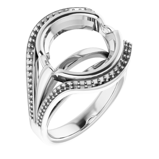 Bezel-Set Accented Ring
