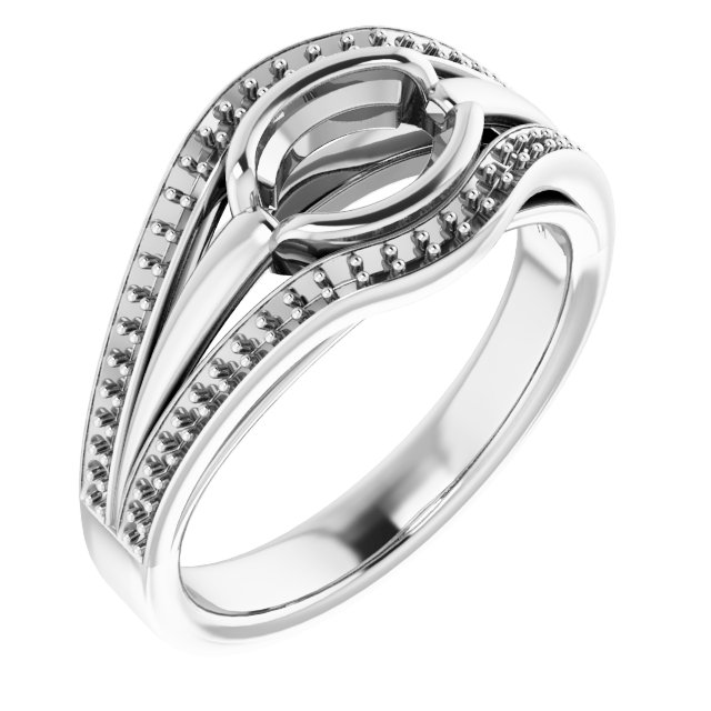 Bezel-Set Accented Ring