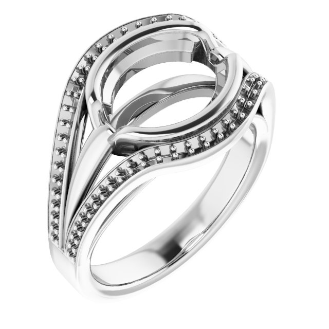 Bezel-Set Accented Ring