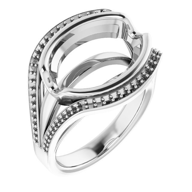 Bezel-Set Accented Ring