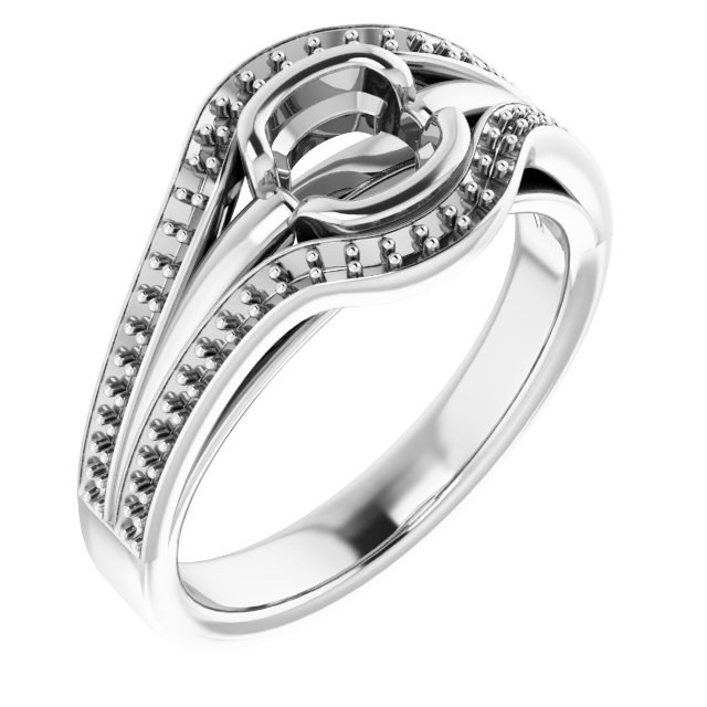 Bezel-Set Accented Ring
