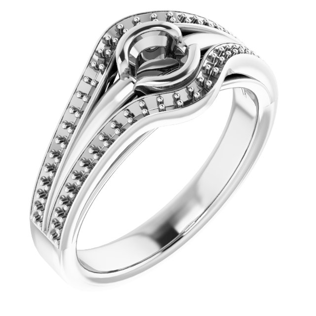 Bezel-Set Accented Ring