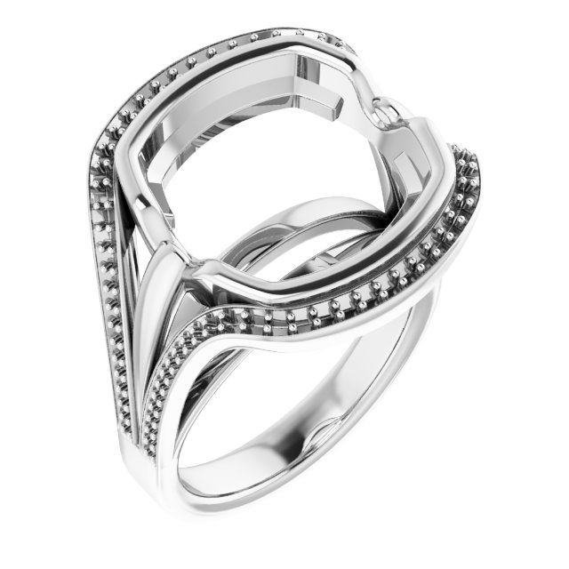 Bezel-Set Accented Ring