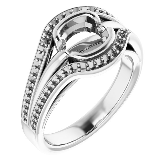 Bezel-Set Accented Ring