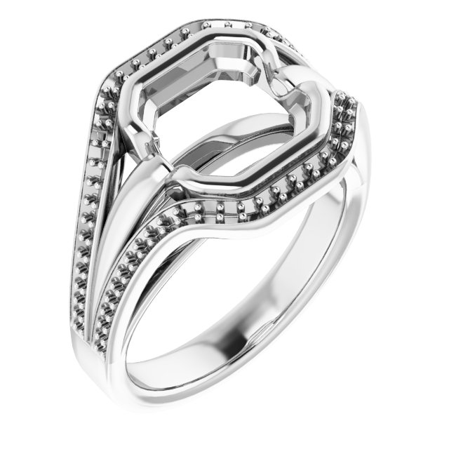 Bezel-Set Accented Ring