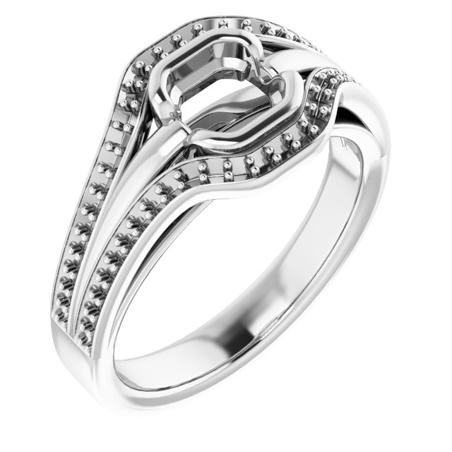 Bezel-Set Accented Ring