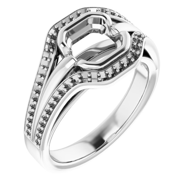 Bezel-Set Accented Ring