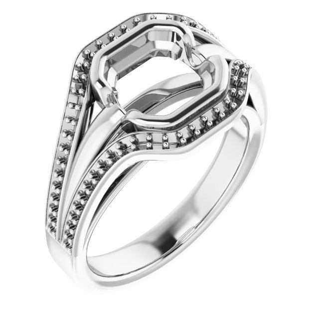 Bezel-Set Accented Ring