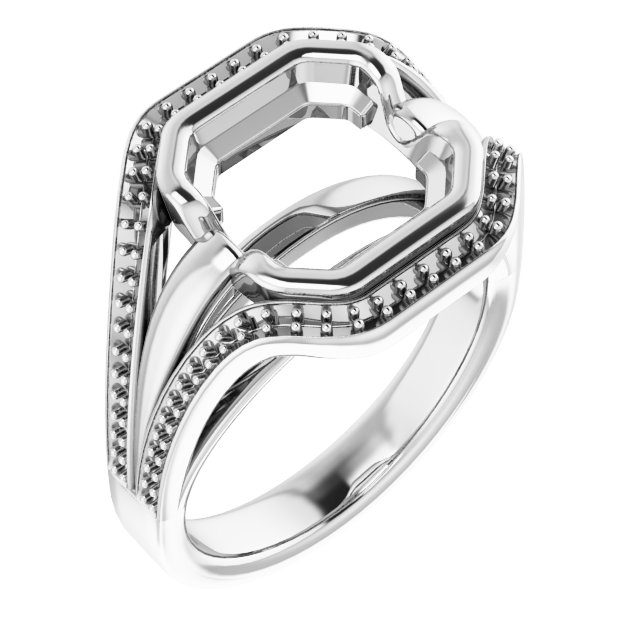 Bezel-Set Accented Ring