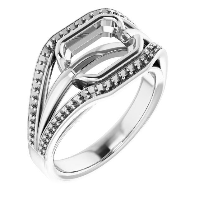 Bezel-Set Accented Ring