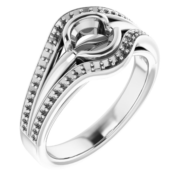 Bezel-Set Accented Ring