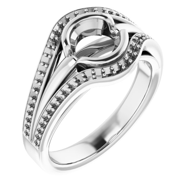 Bezel-Set Accented Ring