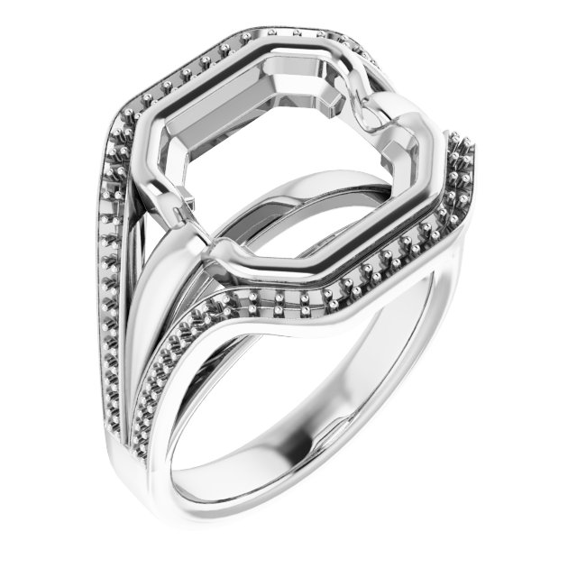 Bezel-Set Accented Ring