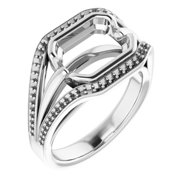 Bezel-Set Accented Ring
