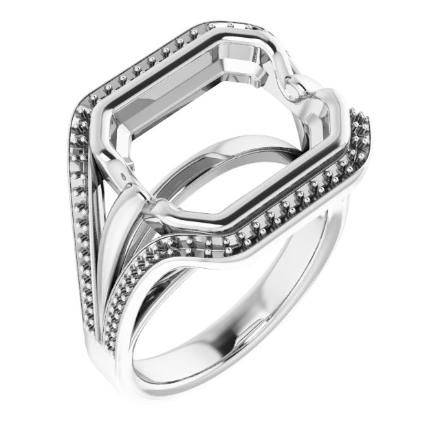 Bezel-Set Accented Ring