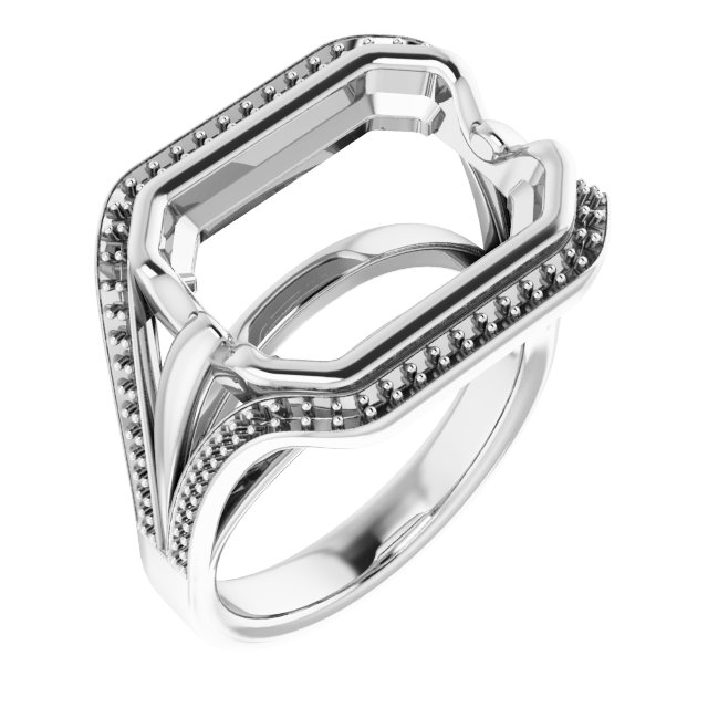 Bezel-Set Accented Ring