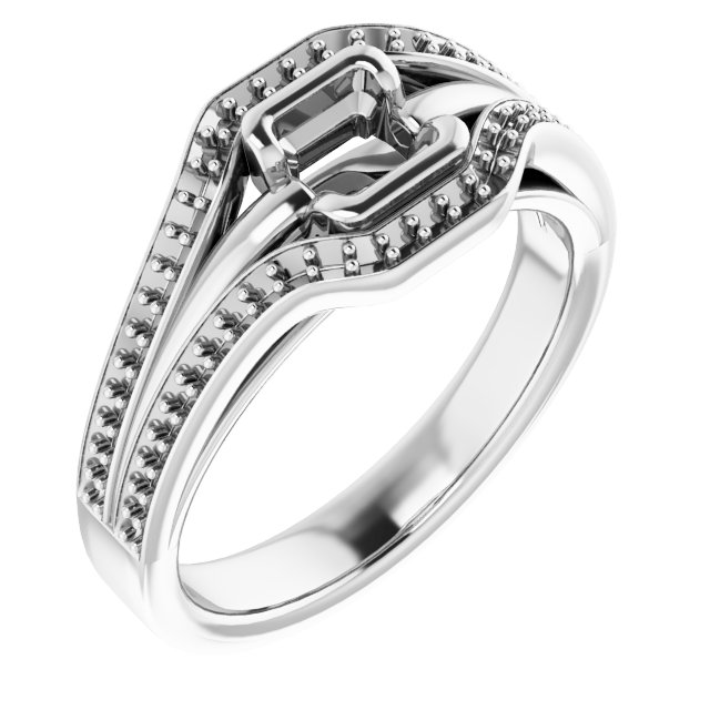 Bezel-Set Accented Ring