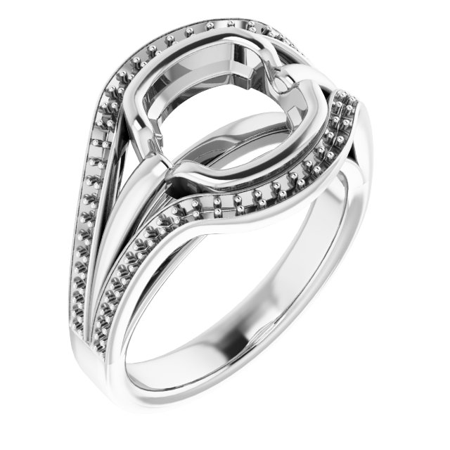 Bezel-Set Accented Ring