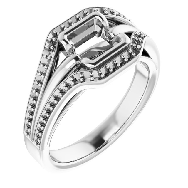 Bezel-Set Accented Ring